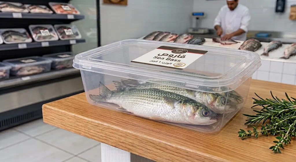 [MEA-01-003-0005] قاروص Sea Bass 1 كجم