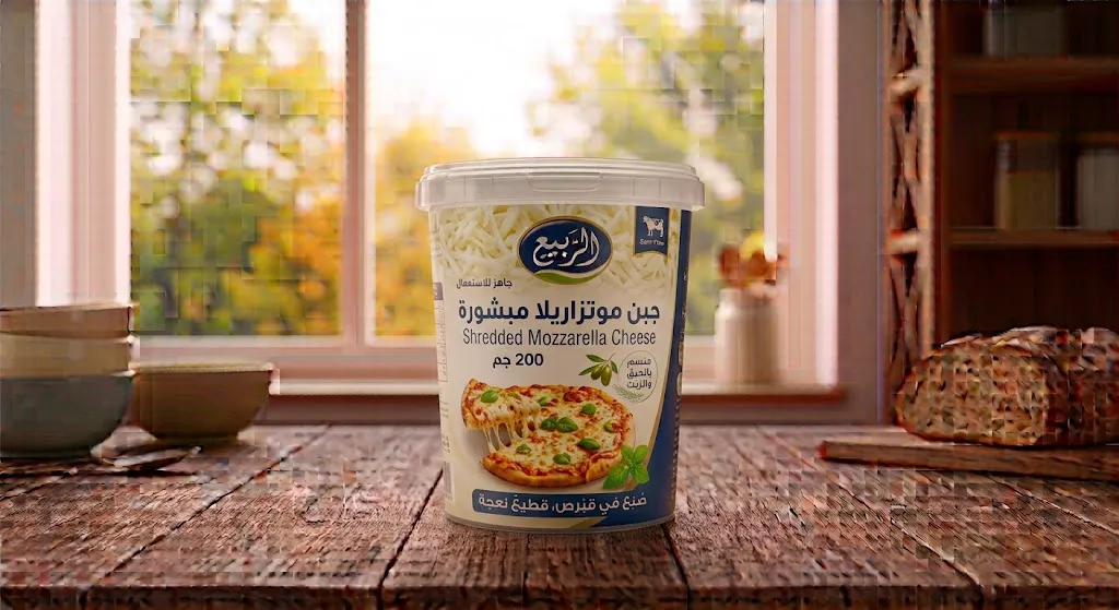 [DAI-03-003-0001] جبن موتزاريلا مبشورة 200 جم