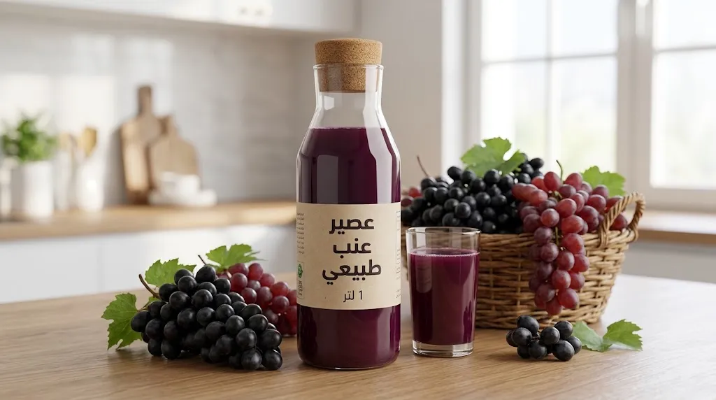 [BEV-01-001-0003] عصير عنب طبيعي 1 لتر