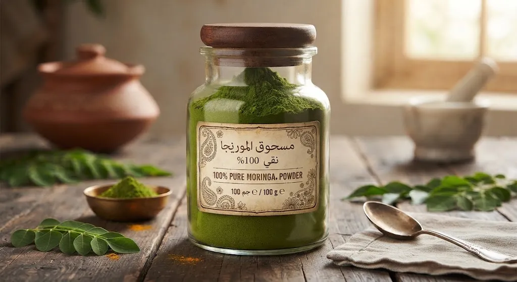 [HER-04-001-0002] مسحوق المورينجا 100 جم