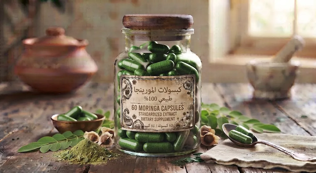 [HER-04-002-0004] كبسولات المورينجا - 60 كبسولة
