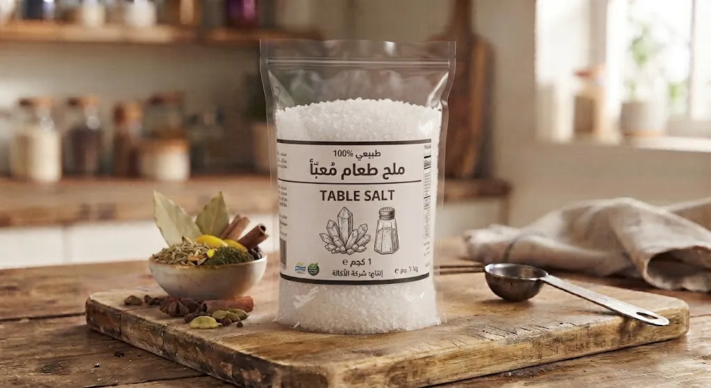 [FOD-02-002-0001] ملح طعام مُعبَّأ 1 كجم