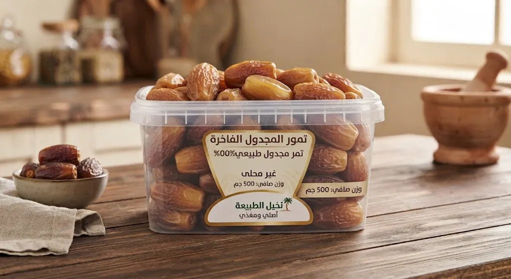 تمر مجدول 500 جم
