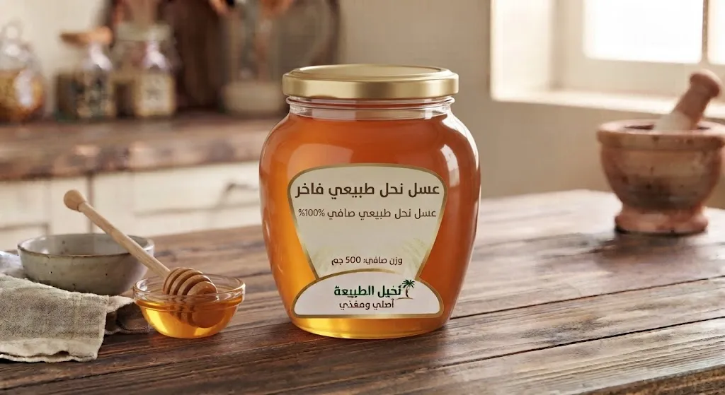 عسل نحل طبيعي 500 جم