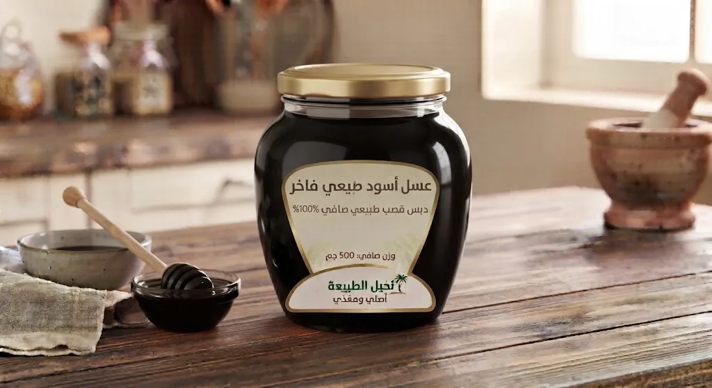 [FOD-03-003-0002] عسل أسود 500 جم