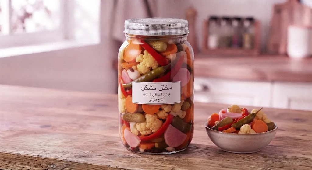 [FOD-04-002-0005] مخلل مشكل 1 كجم