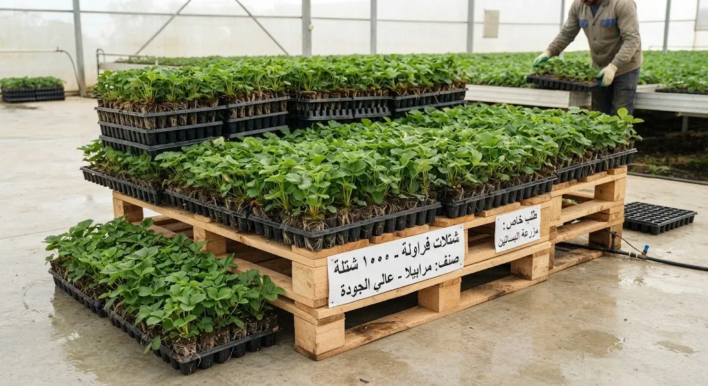 [CRP-04-002-0004] شتلات فراولة (1000 شتلة)