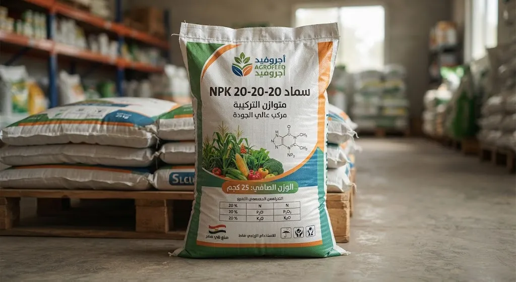 [SUP-01-001-0001] سماد NPK 20-20-20 - شيكارة 25 كجم