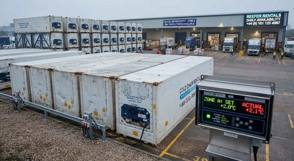 Aluguer de unidades reefer (por dia)