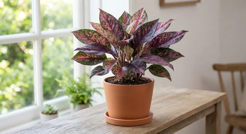 Aglaonema (Mor) - 15 cm saksı