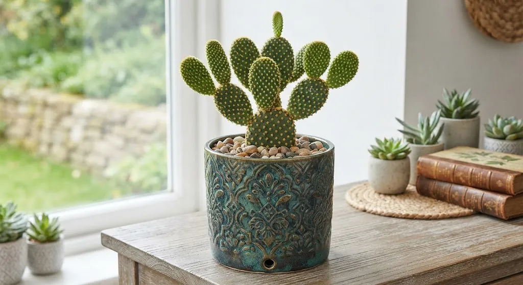 [ORN-02-003-0005] 仙人掌（Opuntia）——17厘米盆