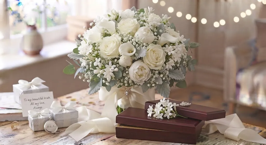 [ORN-03-003-0003] Ramo de novia blanco
