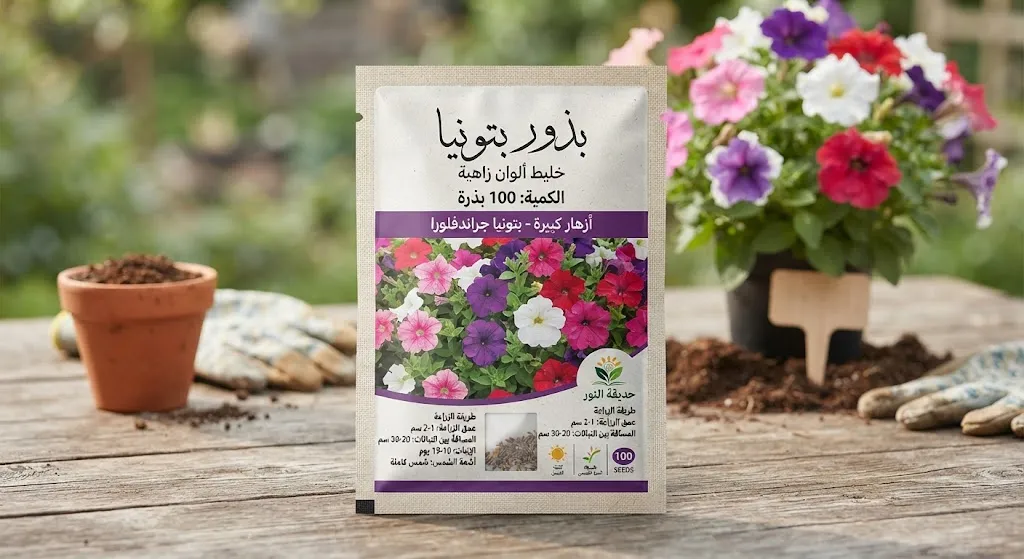 [ORN-04-001-0001] بذور بتونيا - كيس 100 بذرة