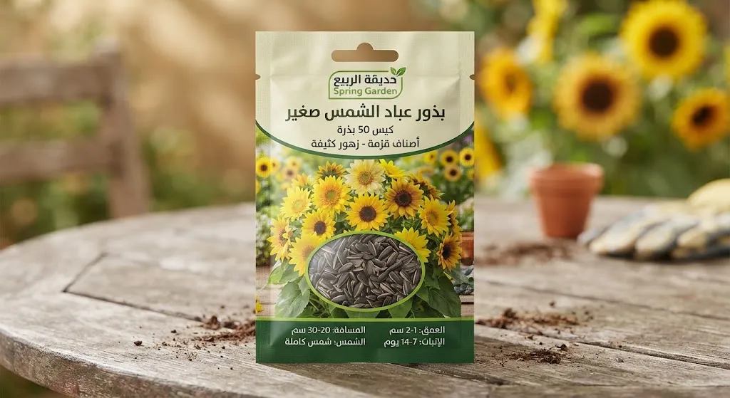 [ORN-04-001-0003] بذور عباد الشمس صغير - كيس 50 بذرة