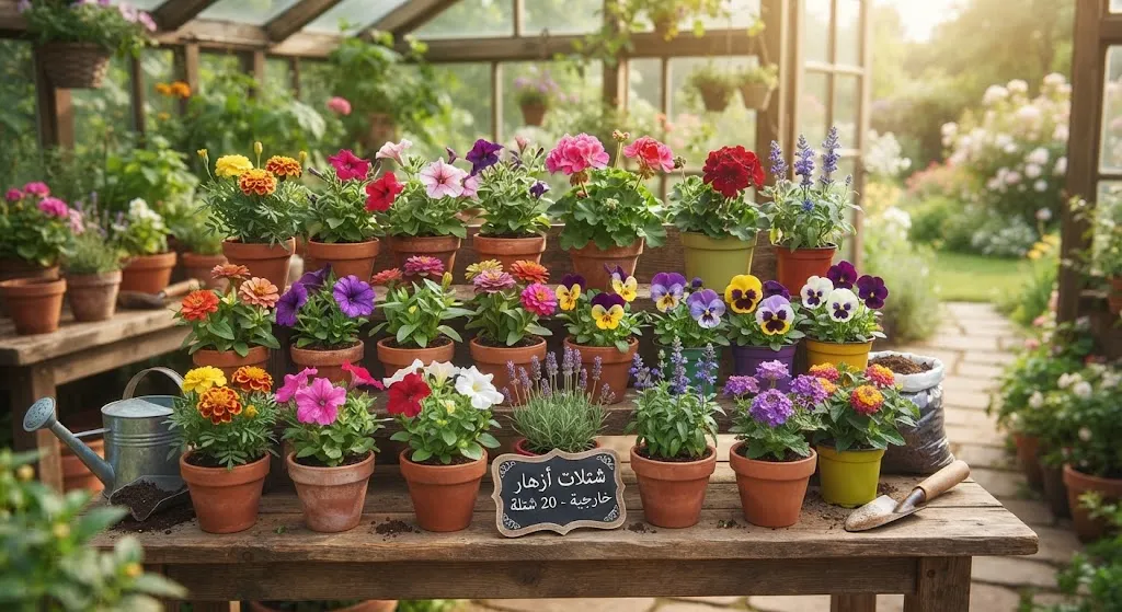 [ORN-04-002-0002] Plântulas de flores de exterior - 20 plântulas