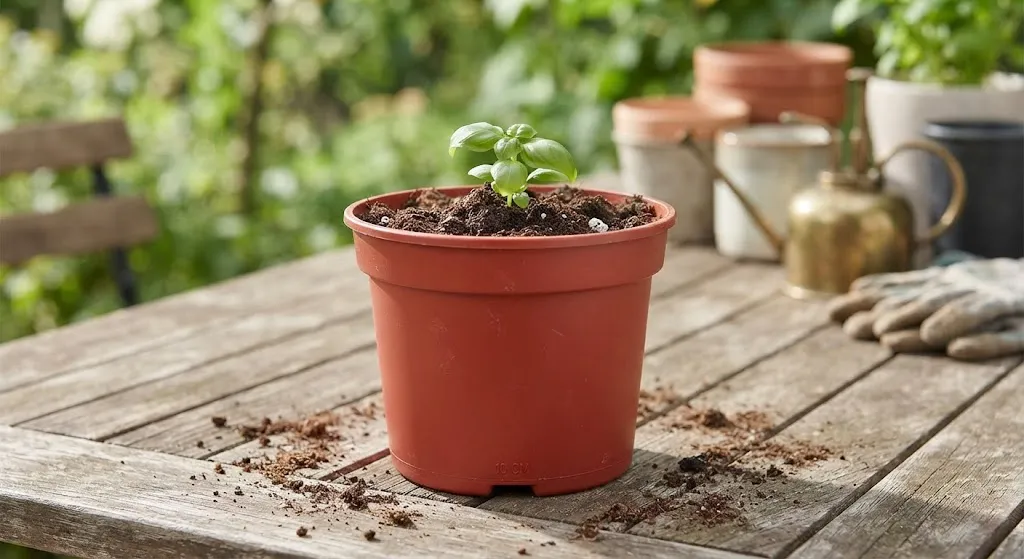 [ORN-05-001-0001] Küçük plastik saksı 10 cm