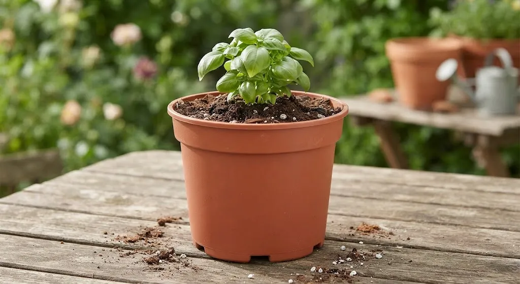 [ORN-05-001-0002] Orta boy plastik saksı 15 cm