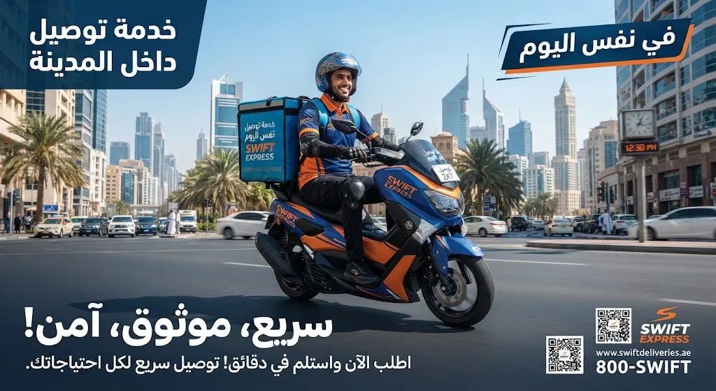 [ORN-08-001-0001] توصيل داخل المدينة - نفس اليوم