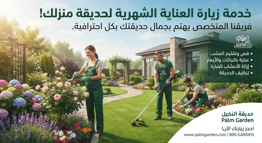 [ORN-08-002-0001] زيارة عناية شهرية لحديقة منزلية