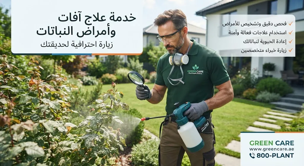 [ORN-08-002-0004] علاج آفات وأمراض النباتات (زيارة)