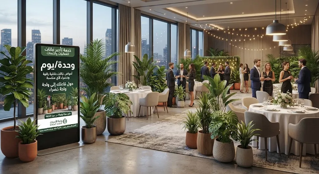 Aluguer de plantas para eventos (unidade/dia)