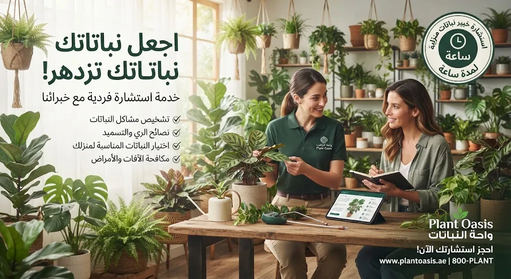 [ORN-08-005-0002] استشارة خبير نباتات منزلية (ساعة)